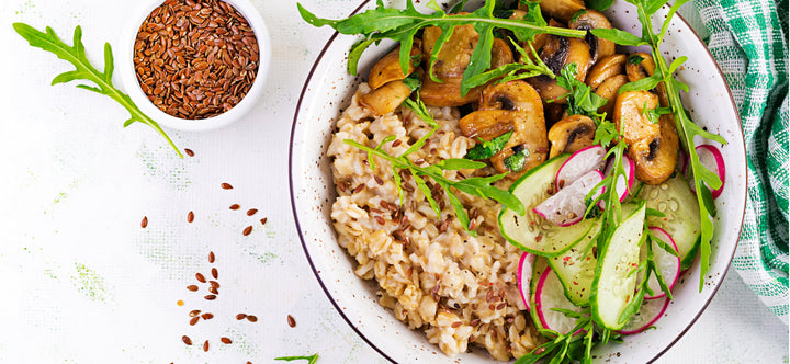 Savor the Flavor: Rice & Mushroom Bowl